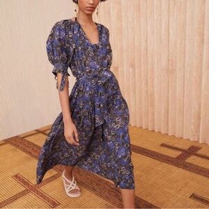 Ulla Johnson Selena Floral Midi Coverup Dress